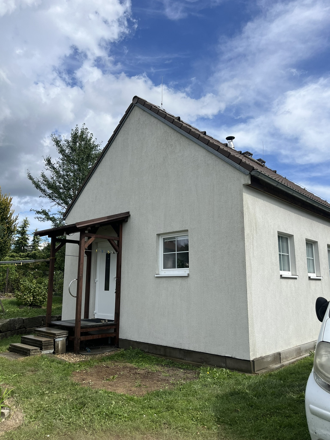 Fasáda po vyčištění